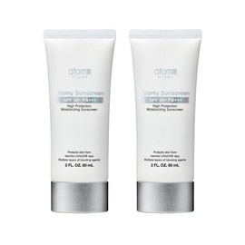 Atomy Sun Cream White 60ml x 2 SPF 50+ / PA+++ mixed tea / 애터미 선크림 화이트 60ml x 2개 SPF 50+ / PA+++ 혼합자차