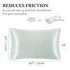 PiccoCasa Satin Pillowcases for Hair and Skin with Eye Mask