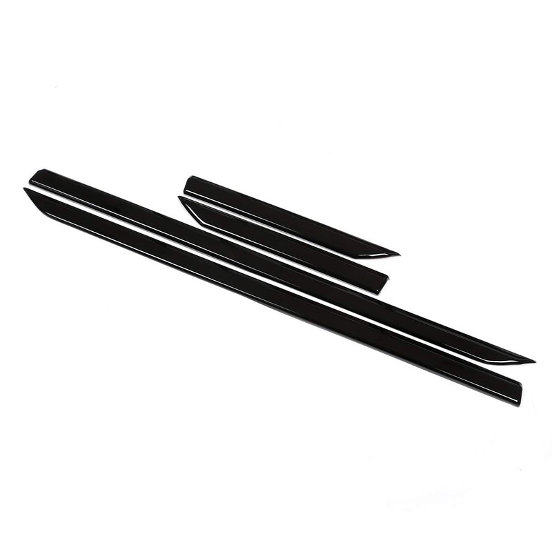 CHEYA 4pcs Piano Black Side Fender Cover Trim ABS Plastic