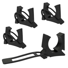 4 Pack Boat Hook Holder Replacement for SOF-LOC Gaff Hook Holder with Rubber Spring Strap, Marine Holder Clips Fits for Boat Hook, Paddle Holder, Oar Mounts, Boat Net, Gaff, Push Pole, Anchor Pole.