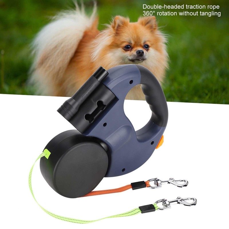 Beufee Retractable Dog Leash, 10ft Double Retractable Dog Lead with