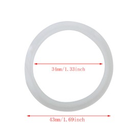 DGBRSM 4PCS O Ring Gasket Sewer Downpipe Floor Leak Sink Seal Plug 34mm Bathtub Pop Up Drop Washer Washbasin Sealing Ring for Filter Mixer Faucet Valve