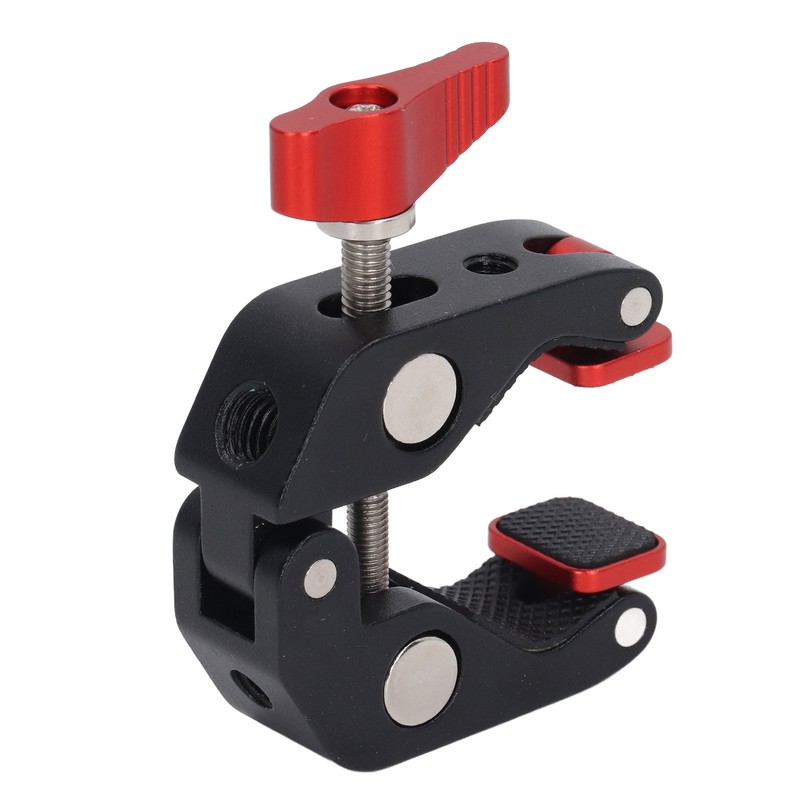 Super Clamp Red Crab Clamp Aluminium Alloy Silicone Cushion Drop