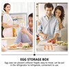 Cabilock Refrigerator Egg Tray Holds Up to 6 Eggs Plastic