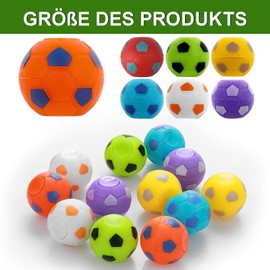 Hitchuey Pack of 24 Football Spinner Fingertips Toy, Rotating Stress Balls Game, Children's Birthday Games, Party Bag Children's Birthday 7 Years, 8 Years, 9 Years, 10 Years