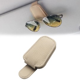 Sunglasses Holder Car Car Storage Car Sunglasses Holder Sun Visor Car Glasses Holder Sunglasses Holder Sunglasses Holder Sun Visor Pocket Protect Glasses Leather Look Easy Installation with Sun Visor