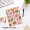 XUNLURY Preppy Pink Beach Seashell Notebook, Coastal Ocean Journal, Beachy