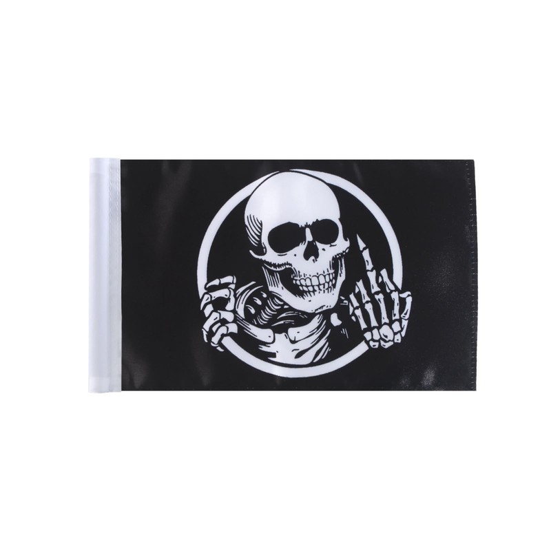 Pirate American Flag Bandana Crossbones Skull 6x 9'' Flags, Motorcycle