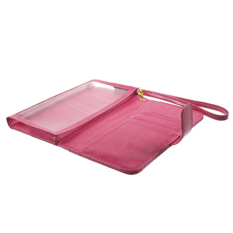 DFV Mobile Crazy Horse PU Leather Wallet Case with Frame