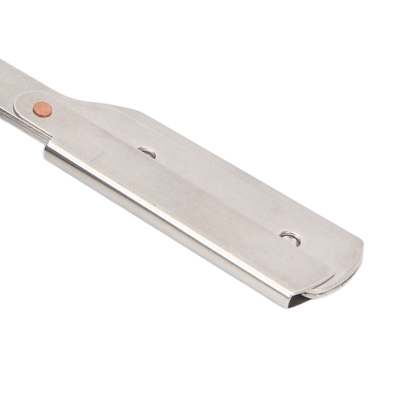 Beard Blade Holder Stainless Steel Foldable Manual Barber Straight Edge