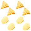 Bojueshaw 8pcs Chip Clips,Food Storage Bag Clips,Potato Shape Funny Chip
