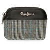 Pepe Jeans Kendra 3 Compartment Wallet Black 17.5 x 9.5