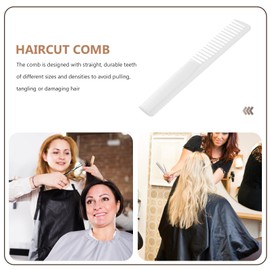 KALLORY Professional Hair Comb Anti-Static Barber Comb Hair Cutting Comb for Home & Salon, White