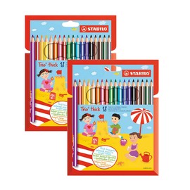 STABILO Trio Thick Triangular Colouring Pencils, Pack of 18