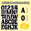 Bulletin Board Letters 150 PCS Letter Stickers Large Alphabet Number