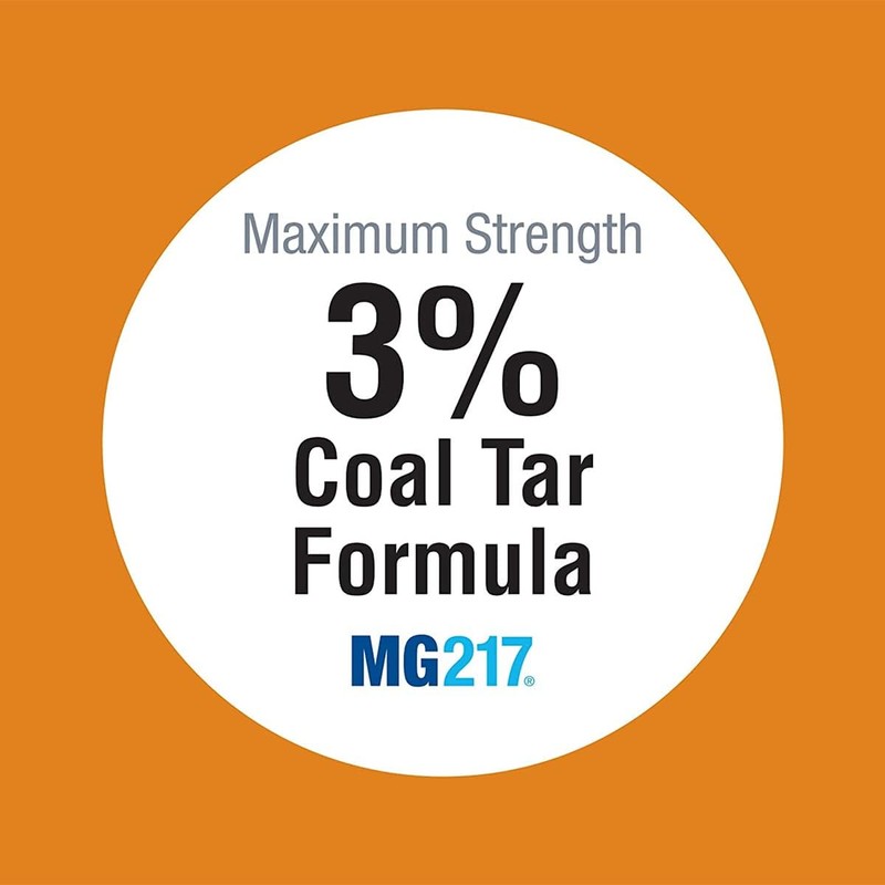 MG217 Dandruff 3% Coal Tar Dandruff Shampoo, Controls Flaking &