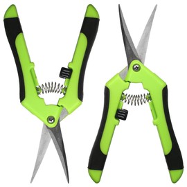 Precision Scissors Pack of 2 - Twin Pack Garden Shears Harvesting Shears Stainless Steel