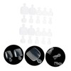 Healvian Decor Tips 500pcs Full Coverage Nail Art Toe Natural