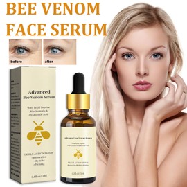 2 Stück Bienengift Serum - Anti-Falten-Serum mit Niacinamid&Hyaluronsäure - Bienengift Serum gegen Falten - Bienengift Serum für die Porenverfeinerung - Verbessert die Hautelastizität strafft Gesicht