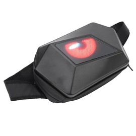 BROLEO Smart LED Backpack, Adjustable Shoulder Strap, High-definition LED Screen, P2 APP Control, Universal Motorcycle LED Display Backpack