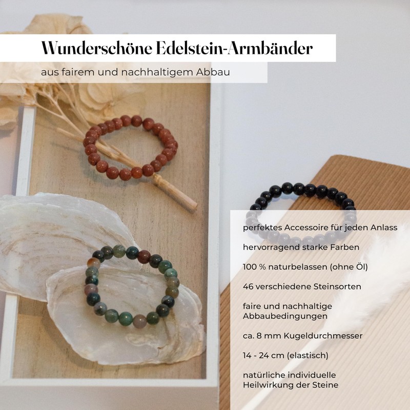 H&H Spirit Jewerly Bracelet, Gemstone, Semi-precious stones