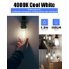 Lumiverse Edison Bulbs 60W Equivalent, Dimmable LED Light Bulbs, CRI