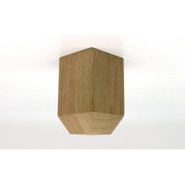 Bonneville Manufacturing 2 3/4" x 4 1/2" Oak & Poplar (Paint Grade) Inside Corner Crown Blocks - Poplar, 12