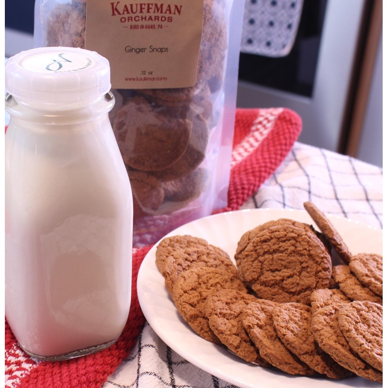 Kauffman Orchards Ginger Snap Cookies, Bulk 1.5 Pound Bag