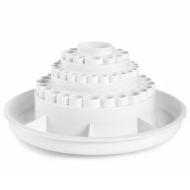 ALVIN, Spin-O-Tray, 9893-1, Rotating Desktop Receptacle, Art, Drafting, and Design Storage Tool, Great for Students, Hobbyists, and Professionals Alike - White