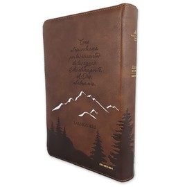 Biblia Letra Gigante 14 puntos Reina Valera 1960 manual cafe con indice - Como el ciervo brama