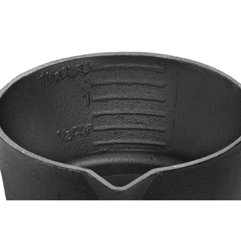 Outset Basting Pot and Brush, Cast Iron Pan and Sauce