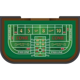 Craps Table Practice Layout Felt - Professional Quality Fabric - New