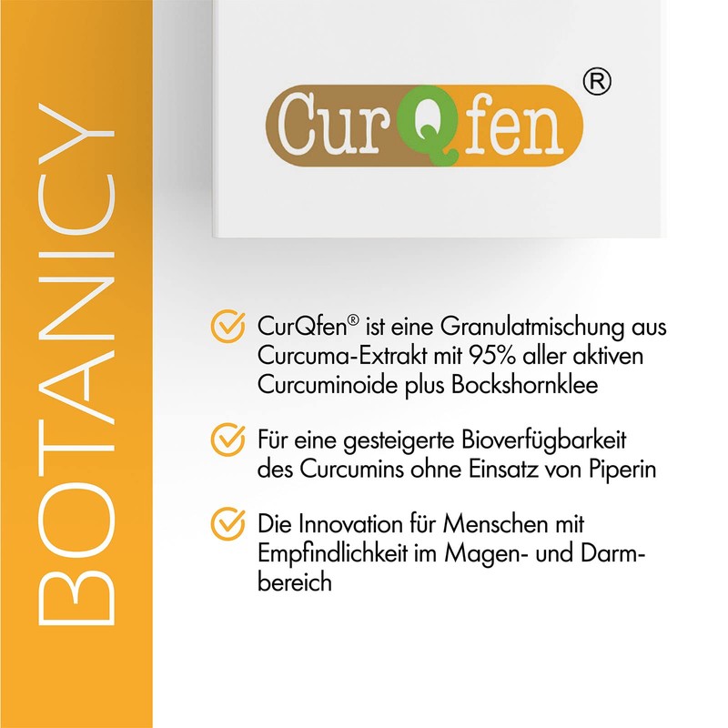BOTANICY Curcuma Complete with Fenugreek - Contains 95% of all