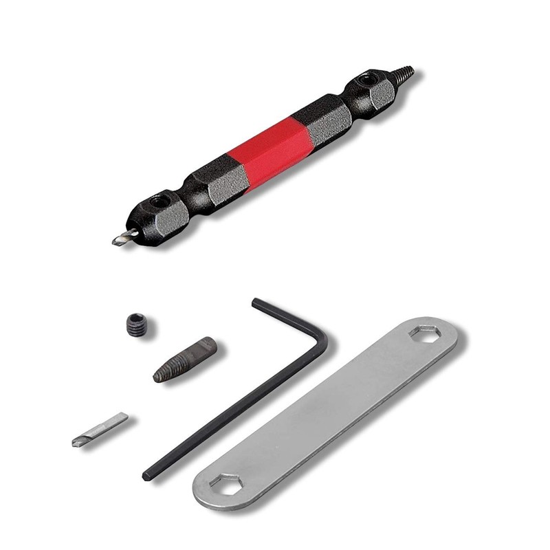ANEX ANH-165 Stripped Screw Removal Bit, Compatible With M2.5 to