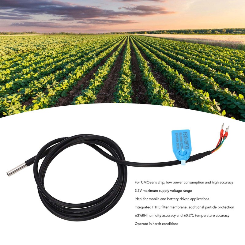 Temperature Humidity Sensor Probe Digital Soil Moisture Monitoring Tester Probe