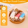 Miraclekoo 100 Pcs Popsicle Bags, Clear Self Sealing Cellophane bag