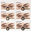 KYDA 2 Colors Eyebrow Powder Duo, Eyebrow Palette Makeup for
