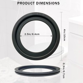 RV Toilet Seal, RV Toilet Seal Replacement for Dometic 300/310/320 Toilet, RV Toilet Flush Ball Seal Replacement, RV Toilet Seal Kit Perfect Replacing 385311658, Ideal Flush Ball Gaskets (2 Pack)