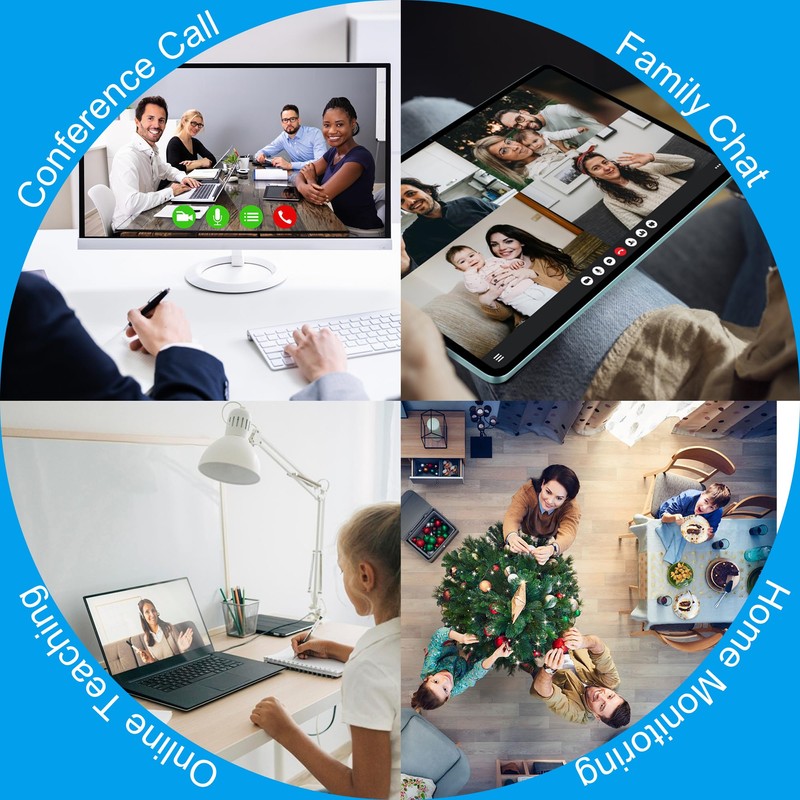 ALPCAM 8MP USB Camera, Manual Focus Webcam with 2.8-12mm Varifocal