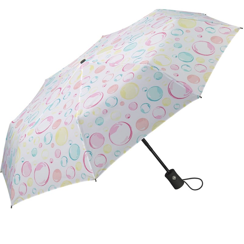 Women's Umbrella with Automatic Watercolours, Soap bubbles., Watercolors - Soap