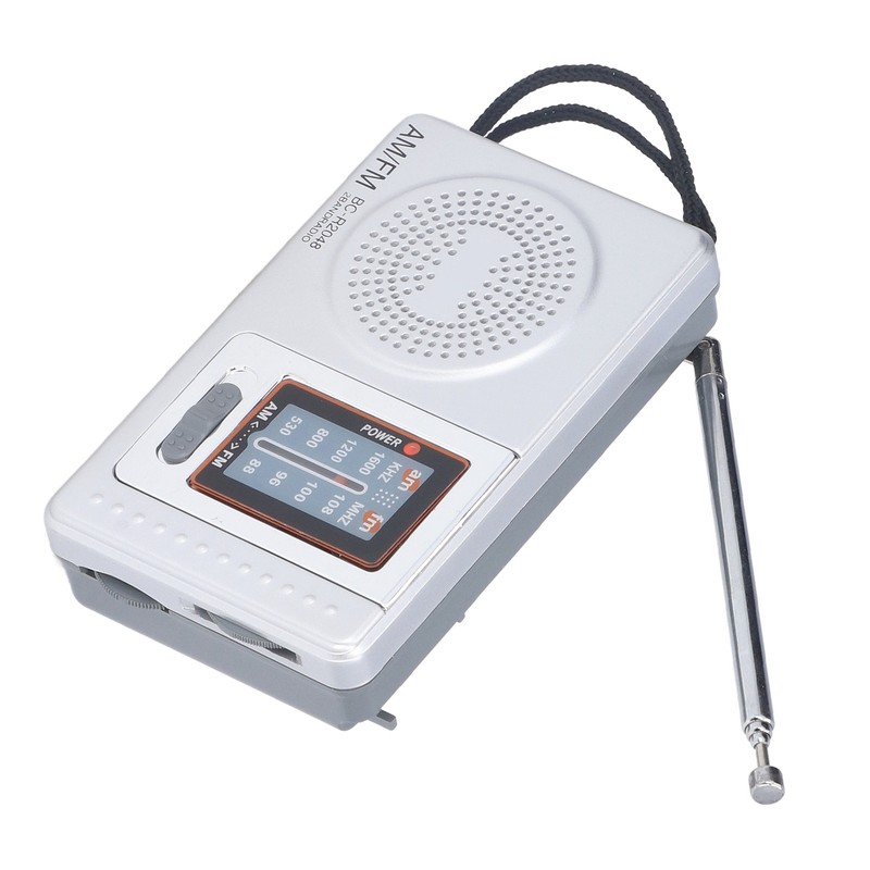 AM FM Radio Battery Power Supply Waterproof Plastic Material Portable