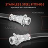 A-Premium Front Driver and Passenger Brake Hydraulic Hose Compatible with