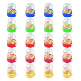 Yuqilin Pack of 20 Mini Basketball, Pressure Relief Flipper Basketball, Puzzle Mini Games for Children, Mini Basketball Hand Flipper, for Party Bags, Children's Birthday Party (Random Colour)