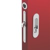 Toilet Hook Lock Set for Sliding Doors, Oval Door Rosette