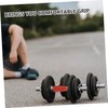 CLISPEED Barbell Pad TPU Dumbbell Grip for Bench Press Lightweight