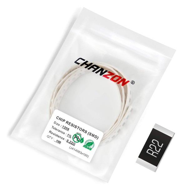 Chanzon 100pcs 1206 SMD Resistor 0.22Ω Ohm 0r22 1/4W 0.25W
