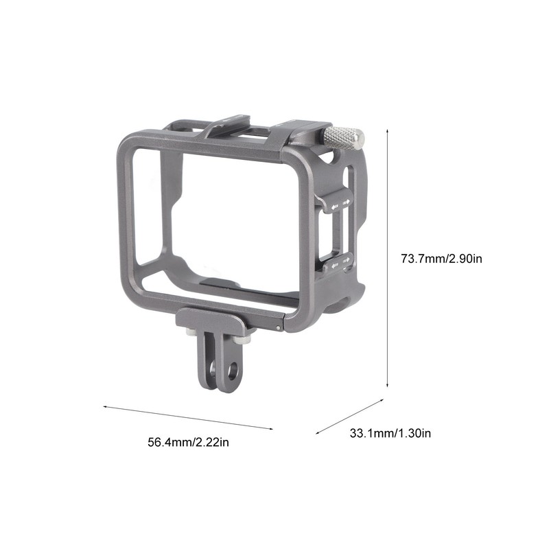 Camera Full Cage for Insta360 GO 3 Aluminum Alloy Action
