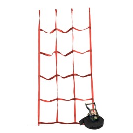 Slackers Unisex Youth Ninja Cargo Net, Red, 122 x 213 cm