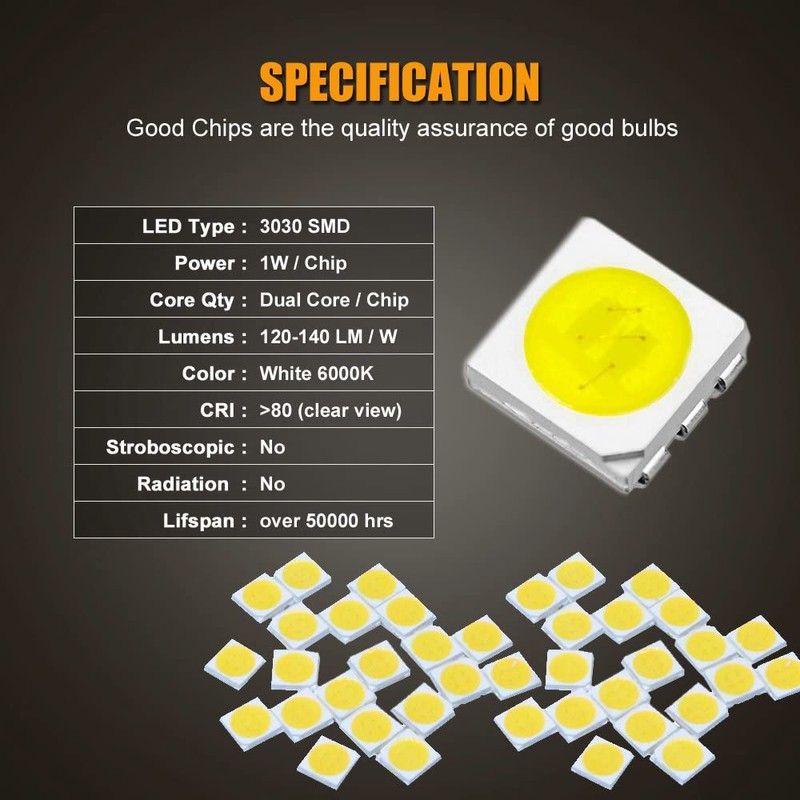 EBAIFUN - Kit de 14 luces LED blancas para interiores