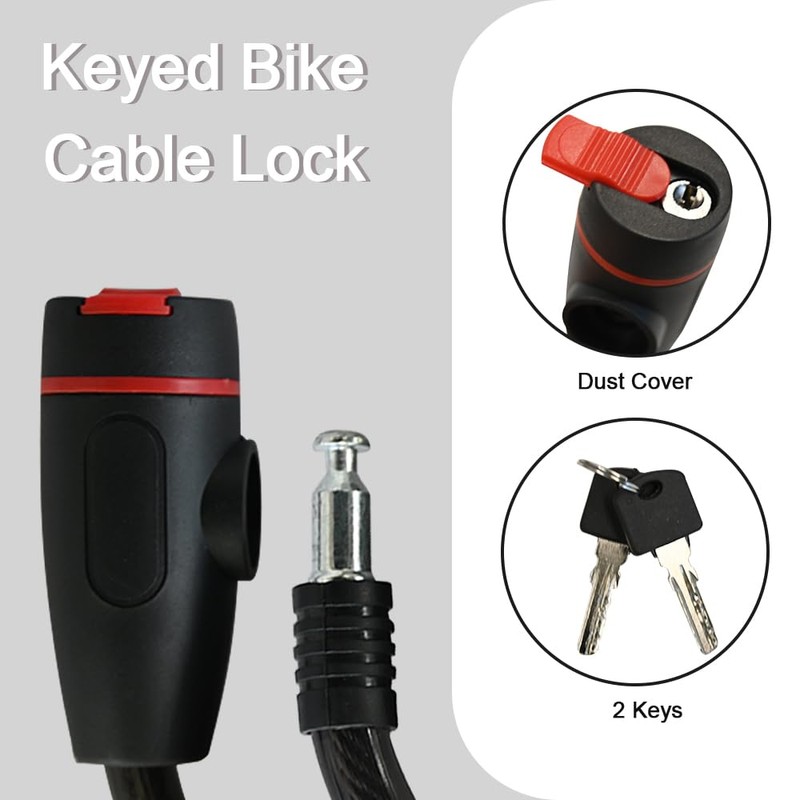 Armo© Bike Lock Heavy Duty Bicycle Lock with Mounting Bracket